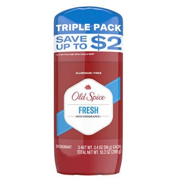 Old Spice Antiperspirant Deodorant - Clean, 3 Pack