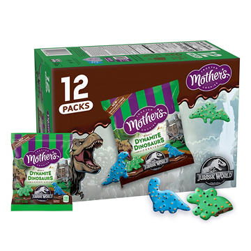 Mother's Jurassic World Dynamite Dinosaurs Cookies 1 oz Bags