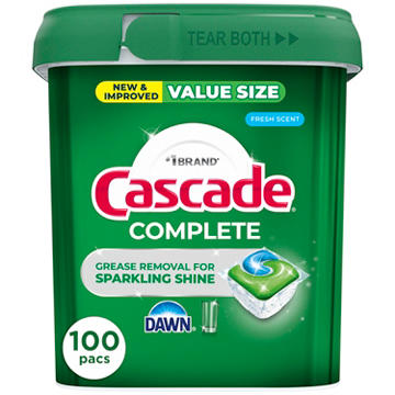 Cascade Complete Action Pacs Dishwasher Detergent - Fresh