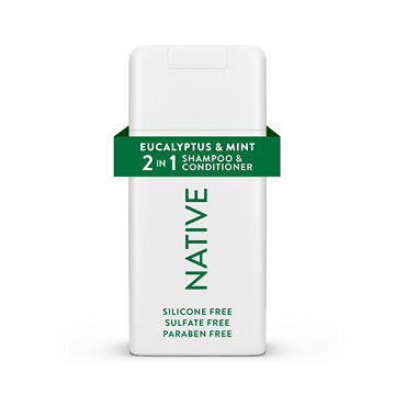 Native Travel Size 2-in-1 Scalp Refreshing Shampoo & Conditioner - Eucalyptus & Mint