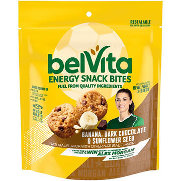 belVita Energy Snack Bites - Banana Dark Chocolate & Sunflower Seed