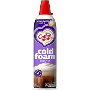 Nestle Coffee Mate Cold Foam Creamer - Italian Sweet Creme