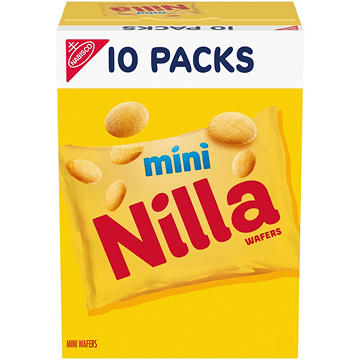 Nilla Wafers Mini Cookies Snack Packs