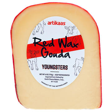 artikaas Red Wax Gouda Youngsters Cheese