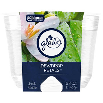 Glade Candle - Dewdrop Petals