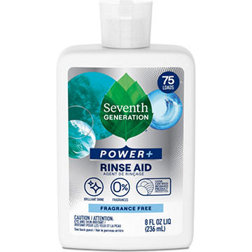 Seventh Generation Power + Auto Dish Rinse Aid - Fragrance Free