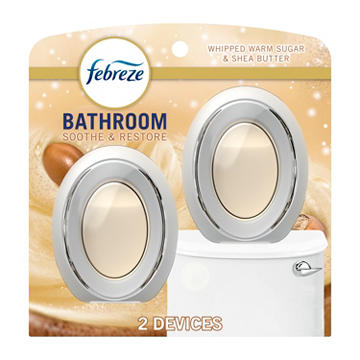 Febreze Bathroom Air Freshener - Warm Sugar & Shea Butter Soothe & Restore
