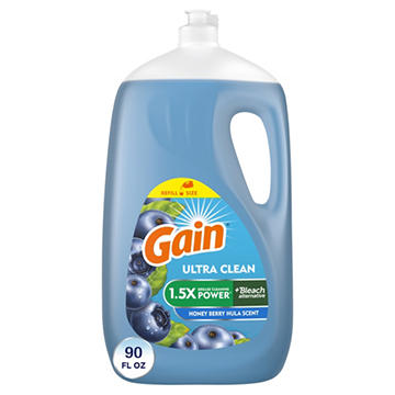 Gain Dish Ultra Clean - Honey Berry Hula Scent