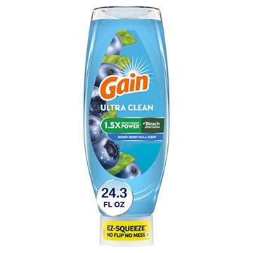 Gain Dish Ultra Clean Ez-Squeeze - Honey Berry Hula Scent