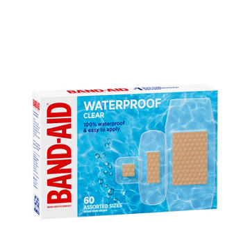 Band-Aid Waterproof Clear Bandages - Assorted Sizes