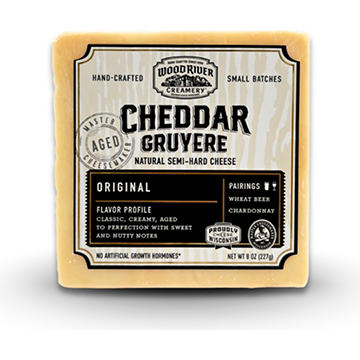 Wood River Creamery Original Cheddar Gruyere Cheese