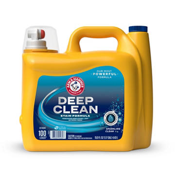 Arm & Hammer Deep Clean Sparkling Clean Laundry Detergent, 100 Load