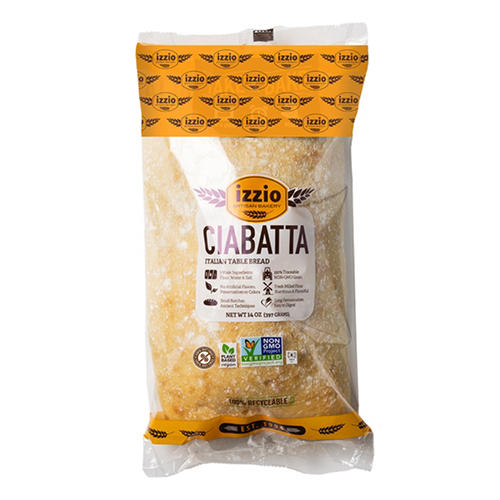 izzio Artisan Bakery Ciabatta Italian Table Bread Take & Bake