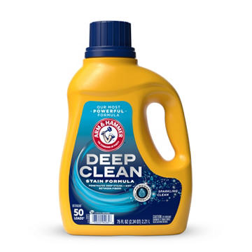 Arm & Hammer Deep Clean Sparkling Clean Laundry Detergent, 50 Loads