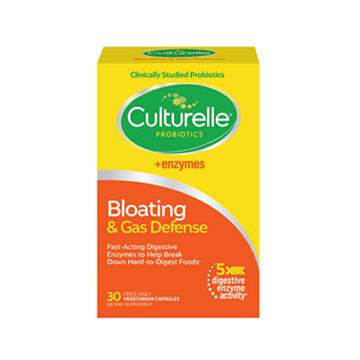 Culturelle Probiotics + Enzymes Bloating & Gas Defense Capsules