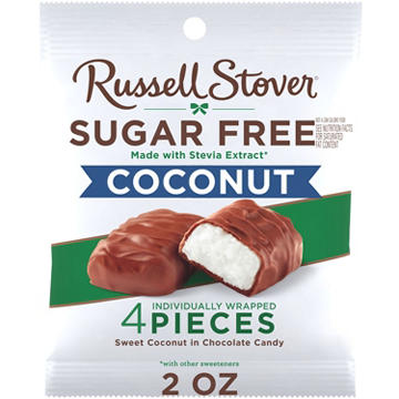 Russell Stover Sugar Free Coconut in Chocolate Candy