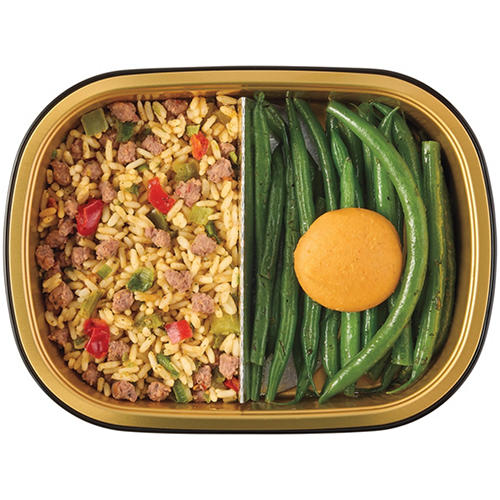 Bayou Boil House by H-E-B Cajun Dirty Rice & Green Beans, 9 oz