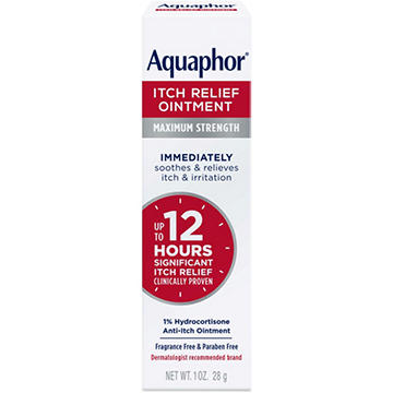 Aquaphor Maximum Strength Hydrocortisone Itch Relief Ointment
