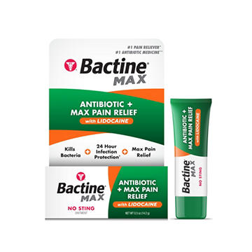 Bactine Antibiotic & Max Pain Relief Ointment with Lidocaine