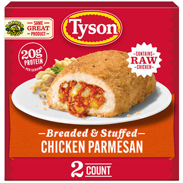 Tyson Frozen Stuffed Chicken Breasts Chicken Parmesan