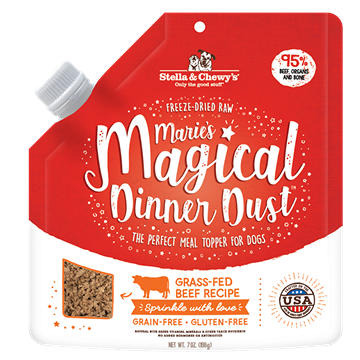 Stella & Chewy's Marie's Freeze-Dried Magical Dinner Dust Meal Topper - Grass Fed Beef