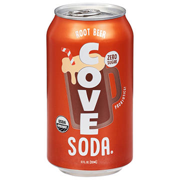 Cove Zero Sugar Probiotic Soda - Root Beer