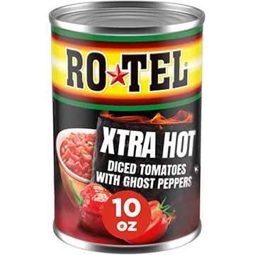 Ro-Tel Xtra Hot Diced Tomatoes with Ghost Peppers