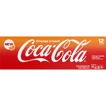 Coca-Cola Orange Cream 12 pk Cans