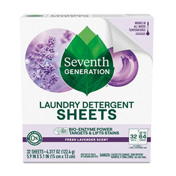 Seventh Generation Laundry Detergent Sheets - Fresh Lavender