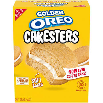OREO Golden Cakesters Soft Snack Cakes Two-Packs