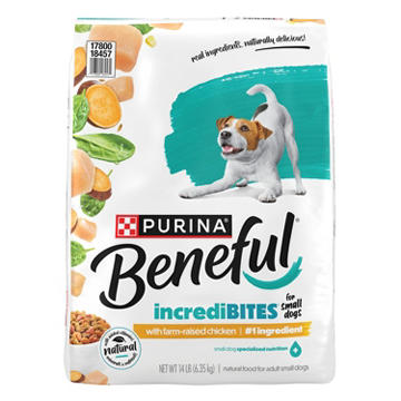 Beneful Purina Incredibites Natural Small Breed Dry Dog Food - Farm-Raised Chicken