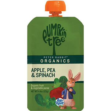 Pumpkin Tree Organics Puree - Apple Pea & Spinach