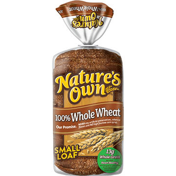 Nature's Own Small Loaf 100% Whole Wheat Bread