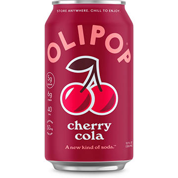 Olipop Prebiotic Soda - Cherry Cola