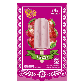 La Brisa Strawberry Paleta Bars