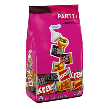 Hershey's, Reese's & Krackel Assorted Miniature Size Chocolates - Party Pack