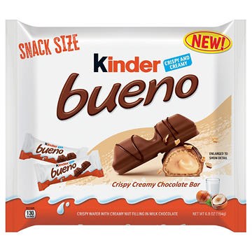 Kinder Bueno Snack Size Crispy Creamy Chocolate Bars