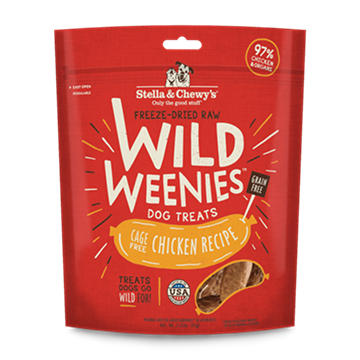 Stella & Chewy's Freeze Dried Raw Wild Weenies Dog Treats - Chicken
