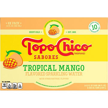 Topo Chico Sabores Tropical Mango 8 pk Cans