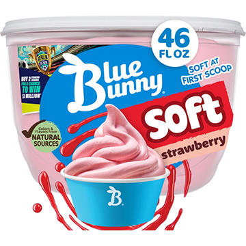 Blue Bunny Soft Strawberry Frozen Dairy Dessert