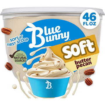 Blue Bunny Soft Butter Pecan Frozen Dairy Dessert