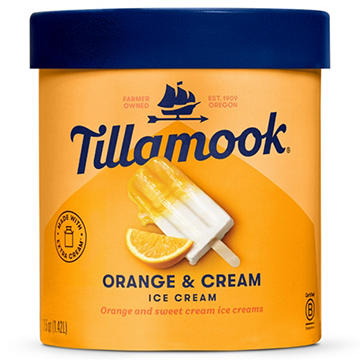 Tillamook Orange & Cream Ice Cream