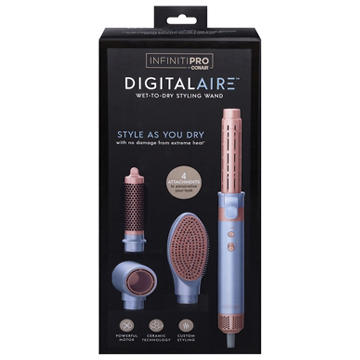 Conair Infinitipro Digitalaire Wet to Dry Hair Dryer Styling Brush
