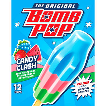 Bomb Pop Candy Clash Ice Pops