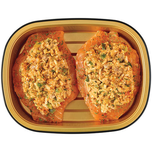 Bayou Boil House by H-E-B Crawfish & Shrimp Stuffed Salmon, 2 ct