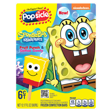 Popsicle Spongebob Squarepants Frozen Bars