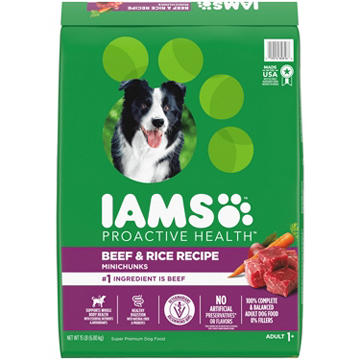 IAMS Dry Dog Food - Beef & Rice Recipe
