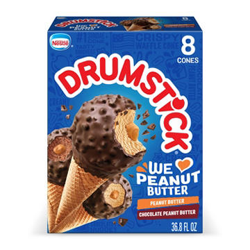 Nestle Drumstick Chocolate & Peanut Butter Sundae Cones Variety Pack
