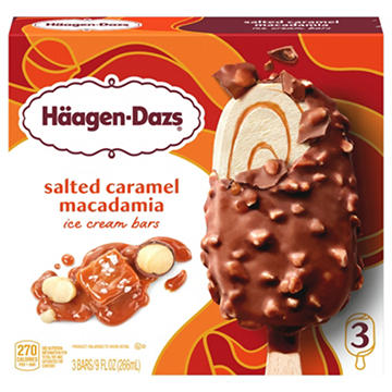 Häagen-Dazs Salted Cramel Macademia Ice Cream Bars
