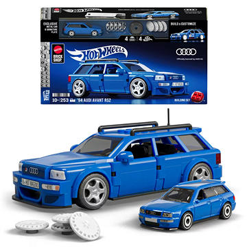 Mattel Brick Shop Hot Wheels '94 Audi Avant RS2 Building Set